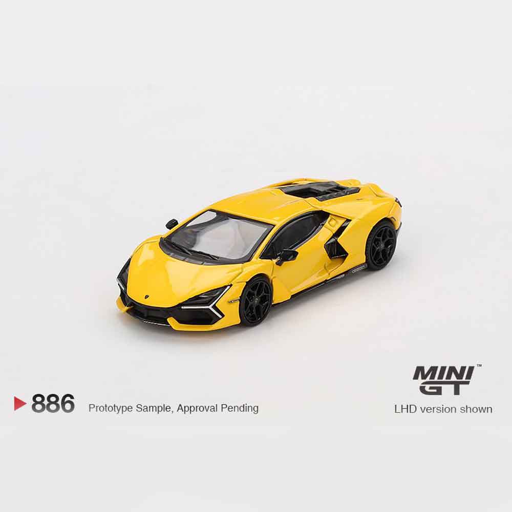 Mini GT 886 – Lamborghini Revuelto (Giallo) – 1:64