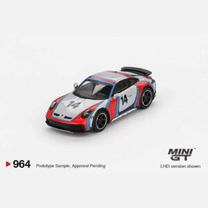Mini GT 964 – Porsche 911 Dakar Ice Grey Metallic “Rally 1978” – 1:64