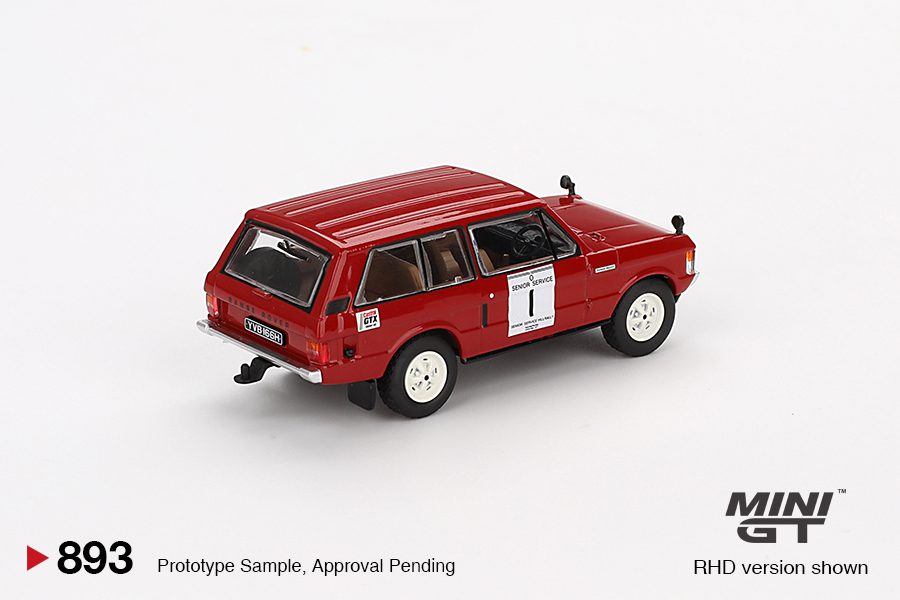 Mini GT 893 – Range Rover 1971 International Hill Rally Winner (1:64) - Image 2