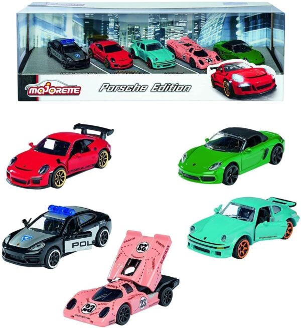 Majorette Porsche Edition 5 Piece Gift Pack