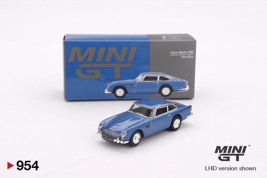 Mini GT 954 – Aston Martin DB5 Sierra Blue (1:64) - Image 4