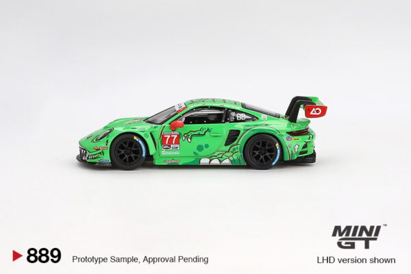 Mini GT 889 Porsche 911 GT3 R “Rexy” | Daytona 24H GTD Pro 2nd