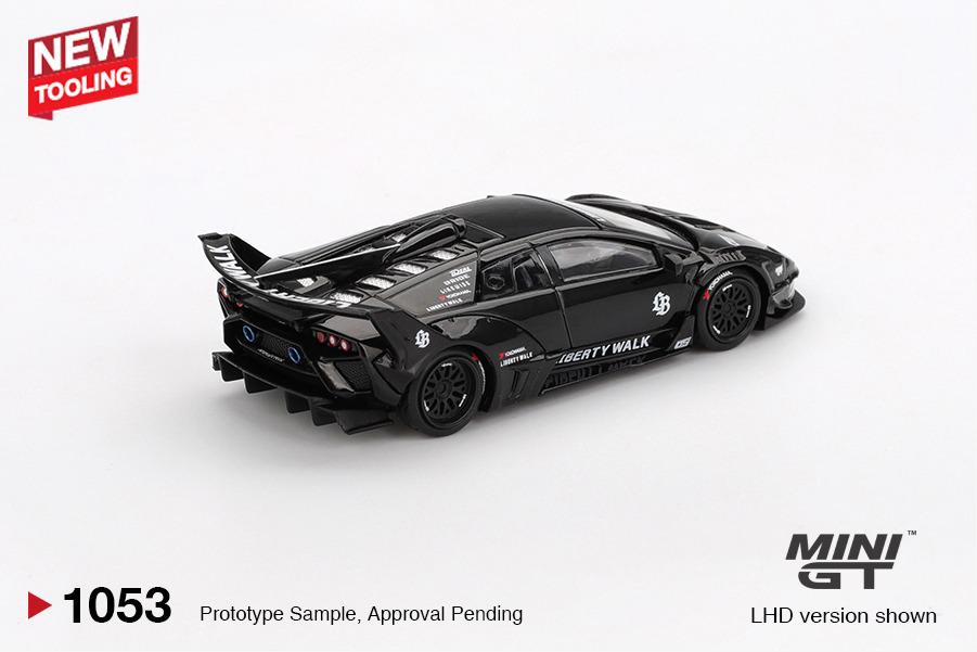 Mini GT 1053 Lamborghini LB-Silhouette Murcielago GT Evo Black