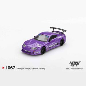 Mini GT 1067 Toyota Supra A80 Top Secret GT-300 Purple