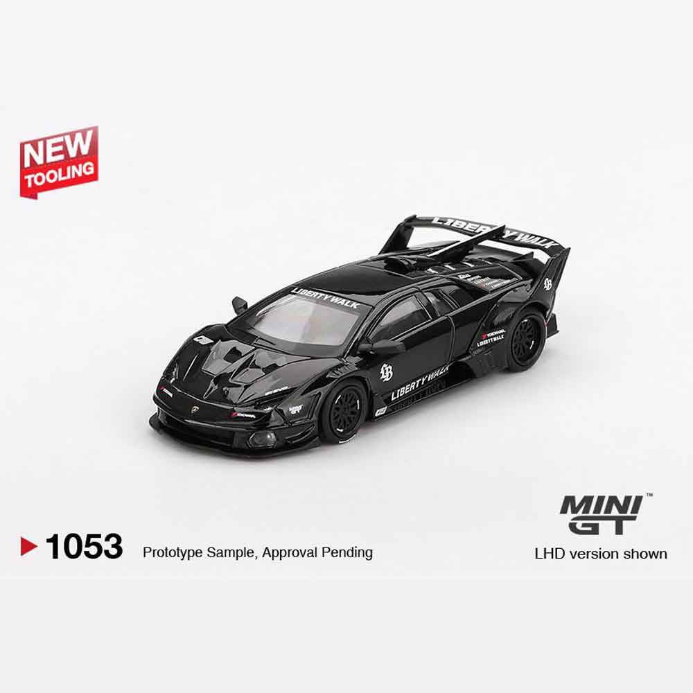 Mini GT 1053 Lamborghini LB-Silhouette Murcielago GT Evo Black