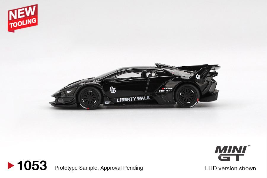 Mini GT 1053 Lamborghini LB-Silhouette Murcielago GT Evo Black