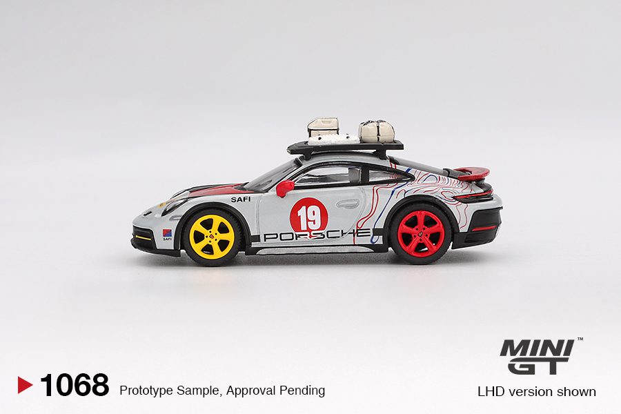 Mini GT 1068 – Porsche 911 Dakar “Uncle Rally” (1:64, Boxed Version)