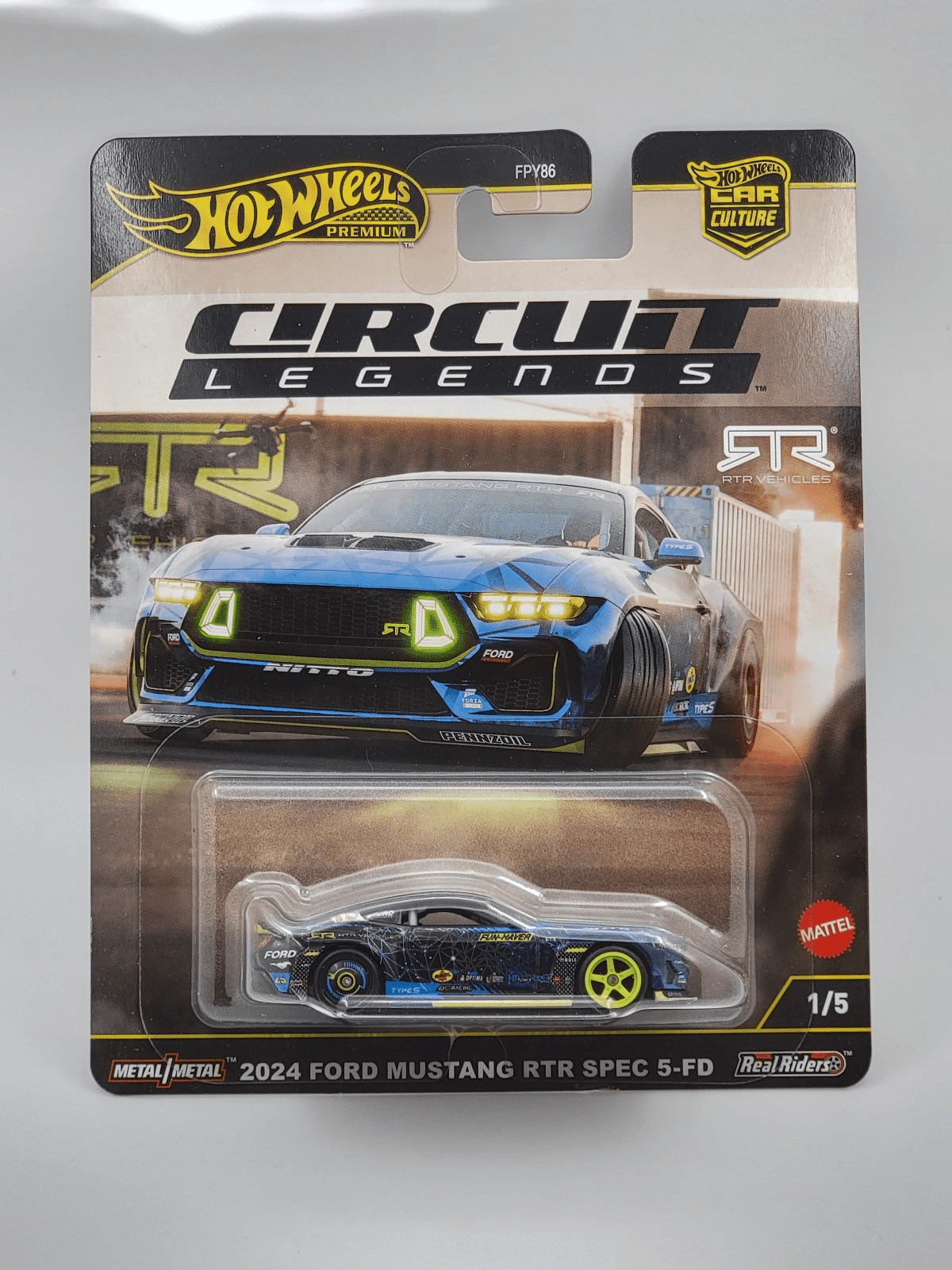Hot Wheels Car Culture – Circuit Legends (Set of 5) – Premium Series - Image 2