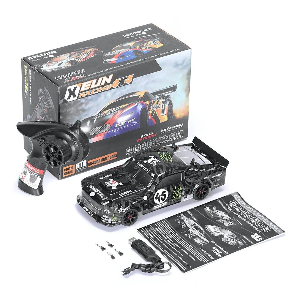 HBX Swifter 1:18 4WD Drift RC Car – 36km/h, Gyro, 370 Motor, Full Proportional Control