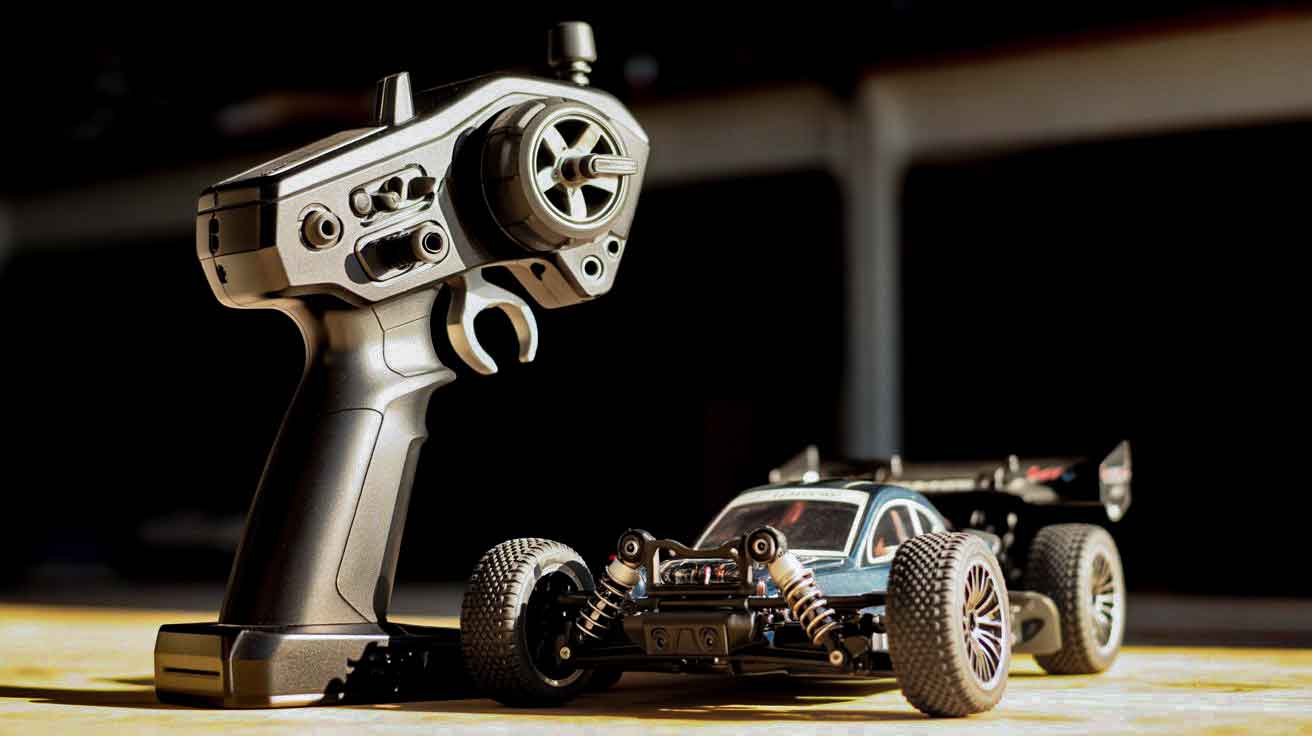 Hobby-grade RC car with proportional radio controller in India