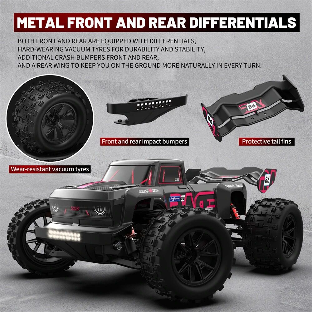 SMRC S910 1:16 RC Car (Brushed) – 35km/h 4WD High-Speed Off-Road Truck - Image 2