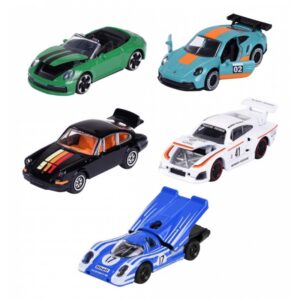Majorette Porsche Edition Gift Pack Set of 5 with 2 Exclusives – 212053172