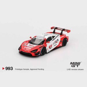 Mini GT 993 McLaren 720S GT3 Evo Pfaff Motorsports 2024 IMSA Laguna Seca