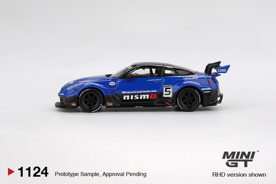 Mini GT 1124 – LB-Silhouette WORKS GT Nissan 35GT-RR Ver.2 (Blue) – 1:64 - Image 3