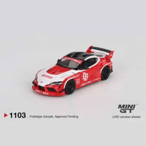 Mini GT 1103 – LB★WORKS Toyota GR Supra (Red) – 1:64