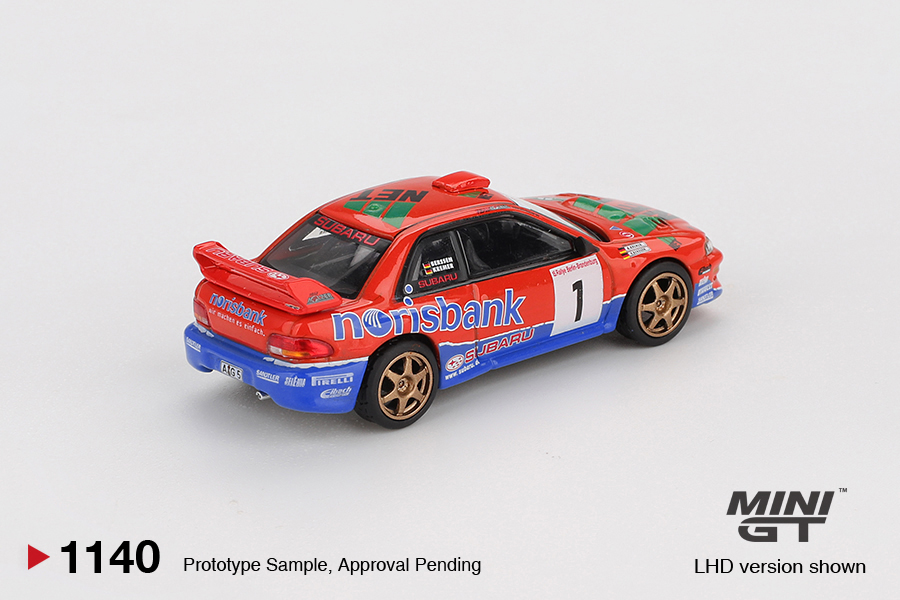 Mini GT 1140 – Subaru Impreza WRC97 #1 1999 DRM Champion – 1:64 - Image 2