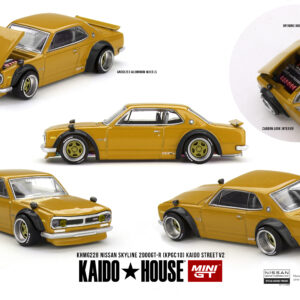 Kaido House x Mini GT KH228 – Nissan Skyline 2000 GT-R (KPGC10) Kaido Street V2 – 1:64