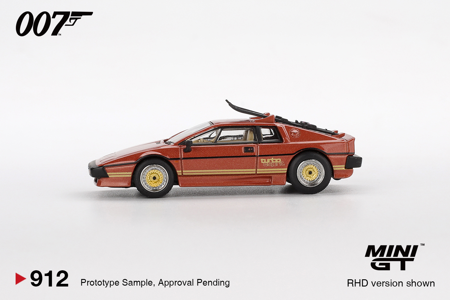 Mini GT 912 – Lotus Esprit Turbo “For Your Eyes Only” Copper Fire Metallic – 1:64 - Image 3