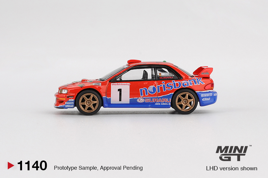 Mini GT 1140 – Subaru Impreza WRC97 #1 1999 DRM Champion – 1:64 - Image 3