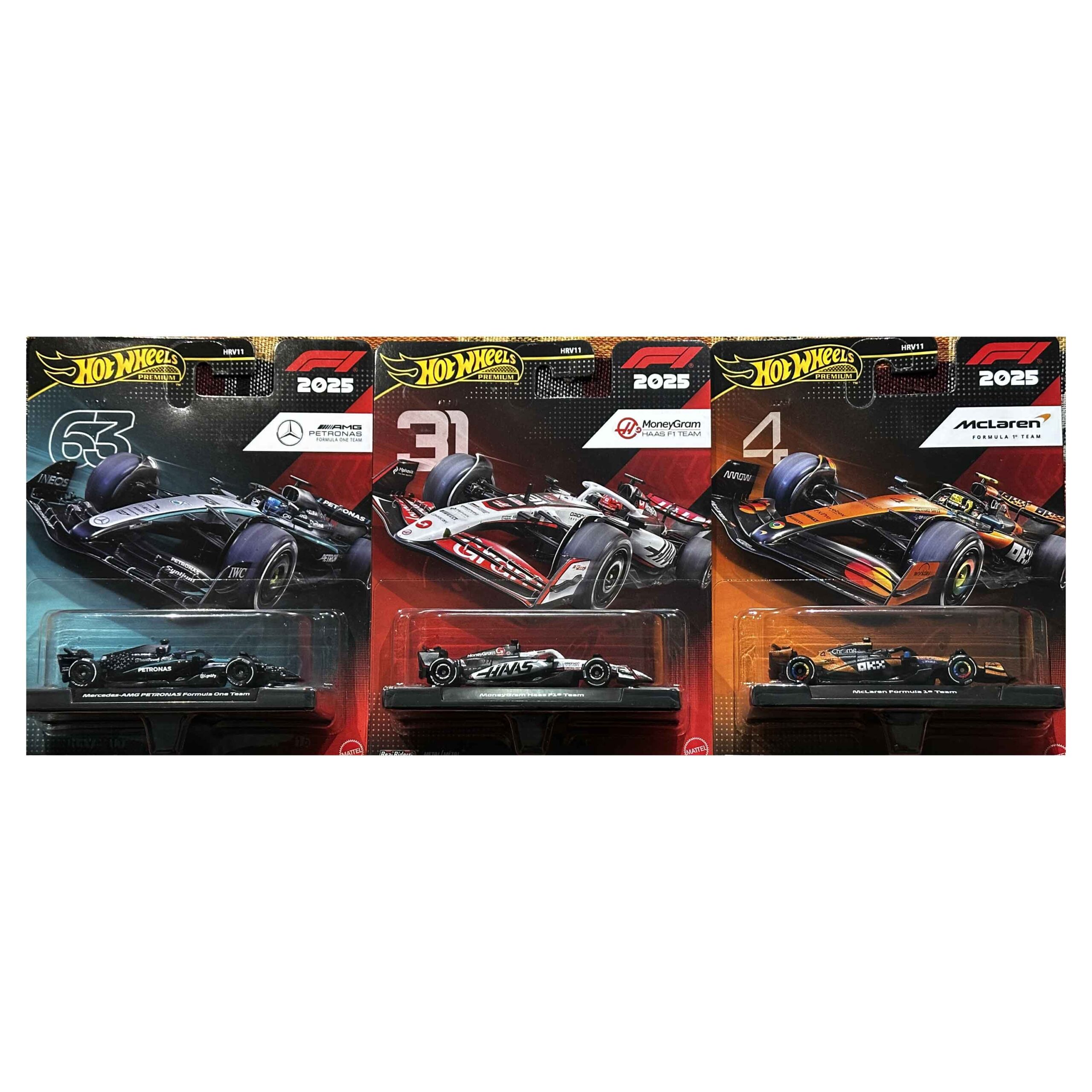Hot Wheels Formula 1 Series – Car Culture Premium Set of 3 2025