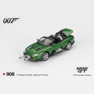 Mini GT 908 – Jaguar XKR “Die Another Day” Green – Blister Pack (1:64)