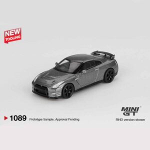Mini GT 1089 – Nissan GT-R 2013 Dark Metal Gray (NISMO R35 CRS Version) – 1:64