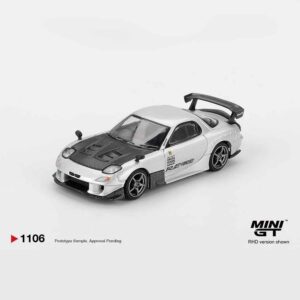 Mini GT 1106 – Mazda RX-7 RE-Amemiya Silver Metallic – 1:64