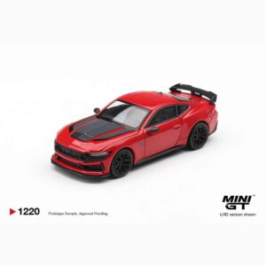 Mini GT 1220 Ford Mustang Dark Horse Race Red 1:64
