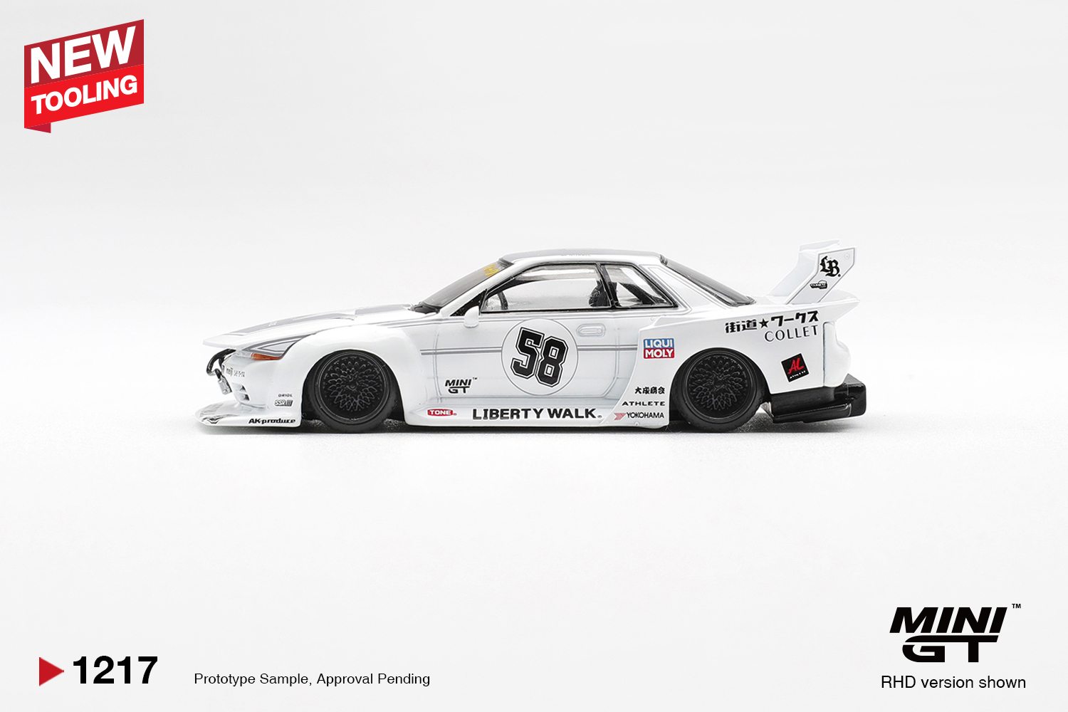 PRE-ORDER – Mini GT 1217 Nissan GT-R R32 LB-Kaido Works TAS 2025 1:64 - Image 3