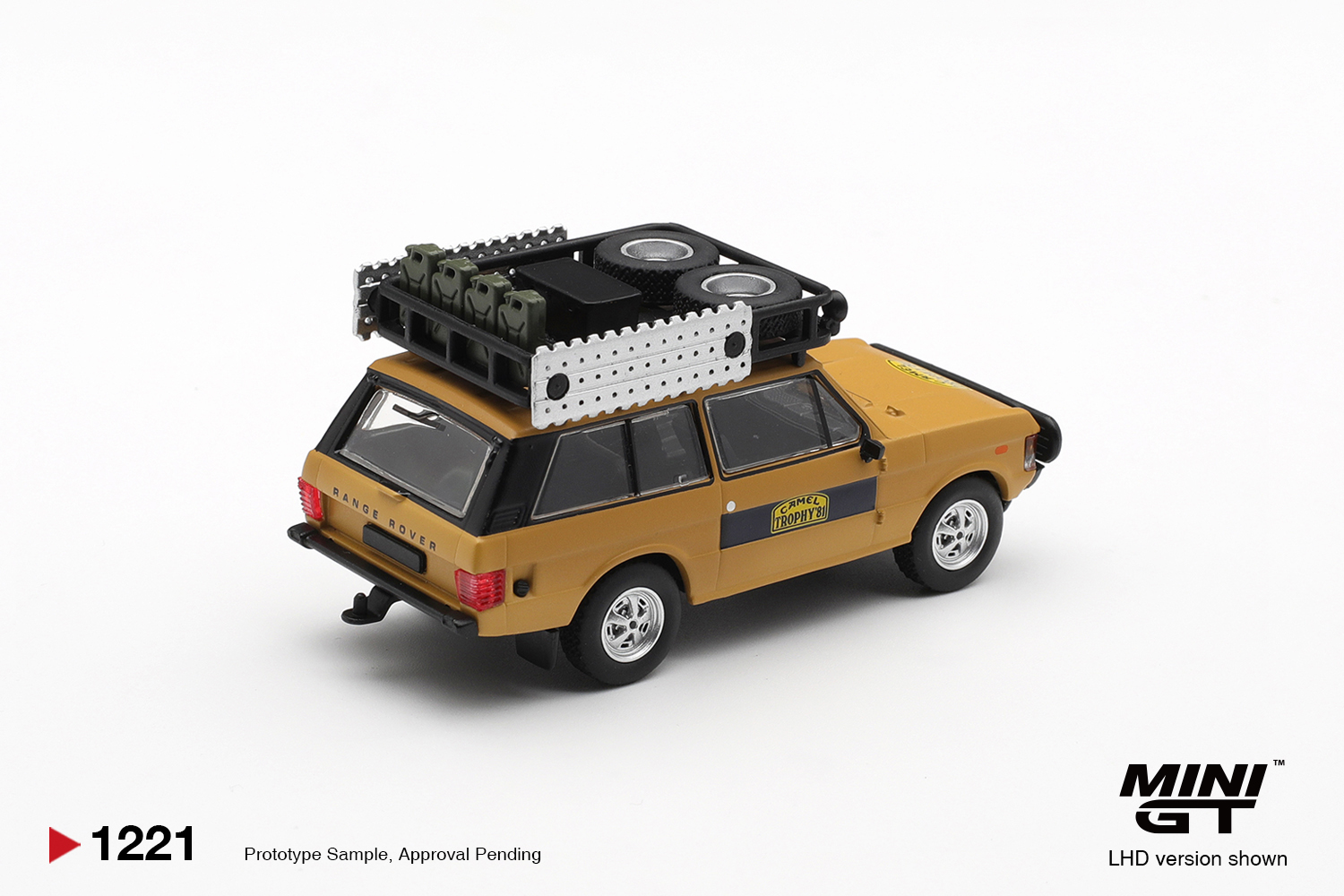 Mini GT 1221 Range Rover 1981 Camel Trophy Sumatra 1:64