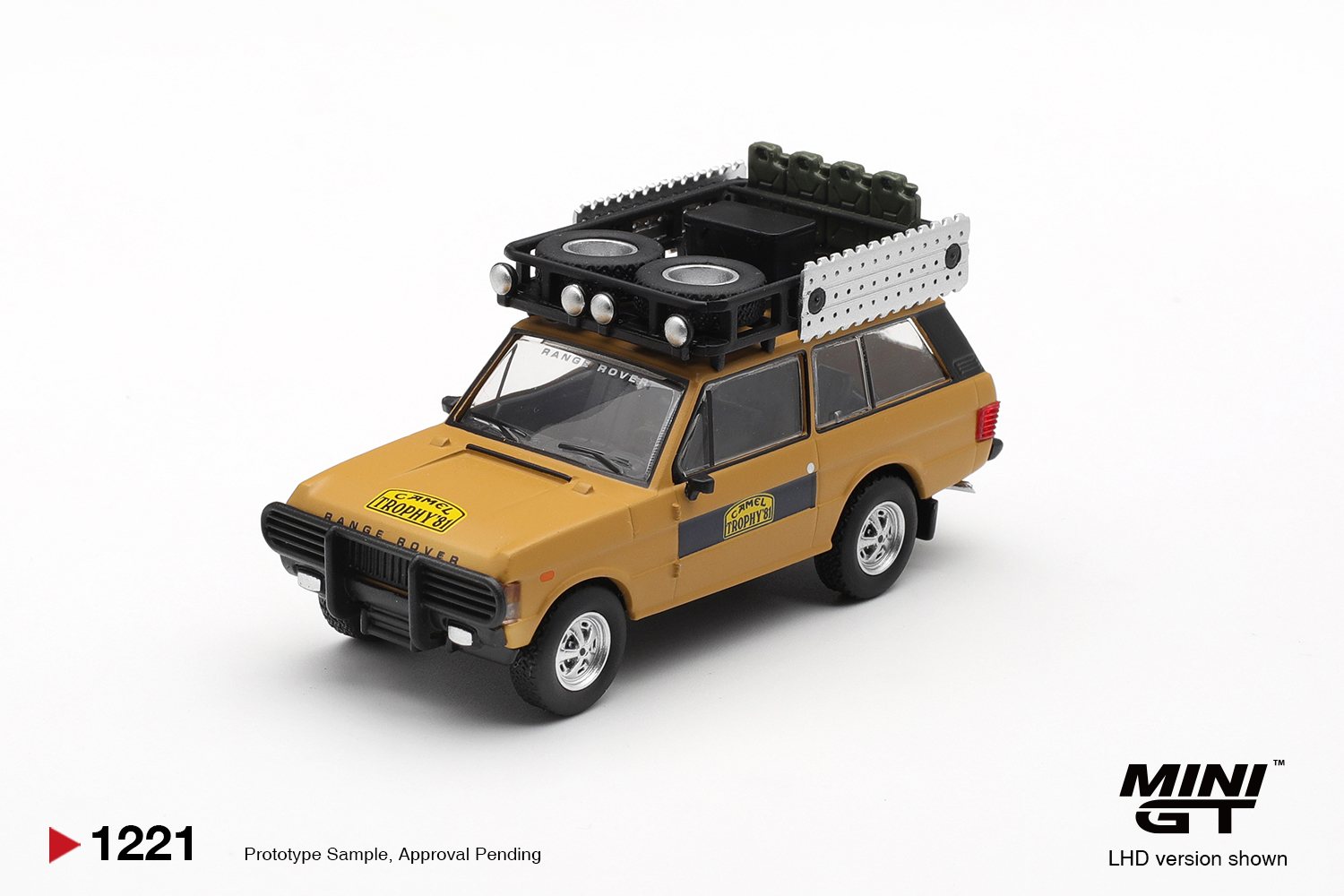 Mini GT 1221 Range Rover 1981 Camel Trophy Sumatra 1:64