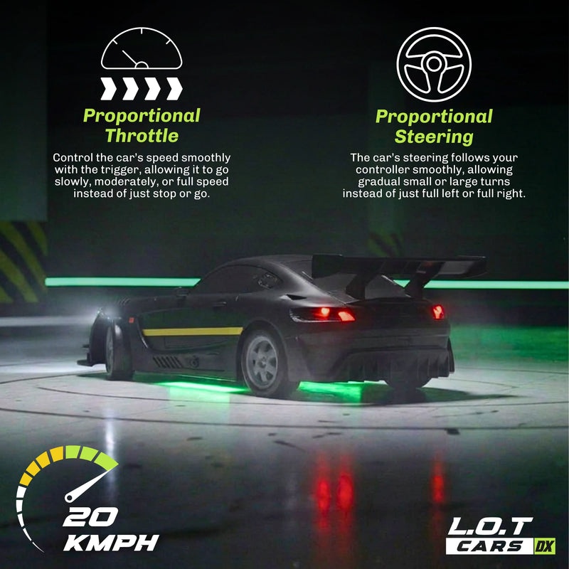 • L.O.T Cars Shadow RC Drift Car • Shadow 4WD RC Drift Car • LED RC Drift Car with Proportional Control • Shadow Drift RC Car with Underglow