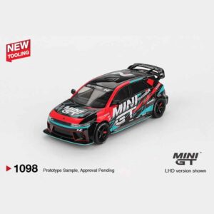 Mini GT 1098 Hyundai Ioniq 5 N RS-01T from the 2025 Tokyo Auto Salon recreated in 1:64 scale. GTIN to be updated | MPN MGT01098. Available now at RACEiN PARC.