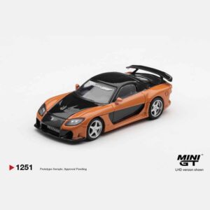 PRE-ORDER – Mini GT 1251-BL Mazda RX-7 VeilSide Fortune Han Tokyo Drift Blister 1:64