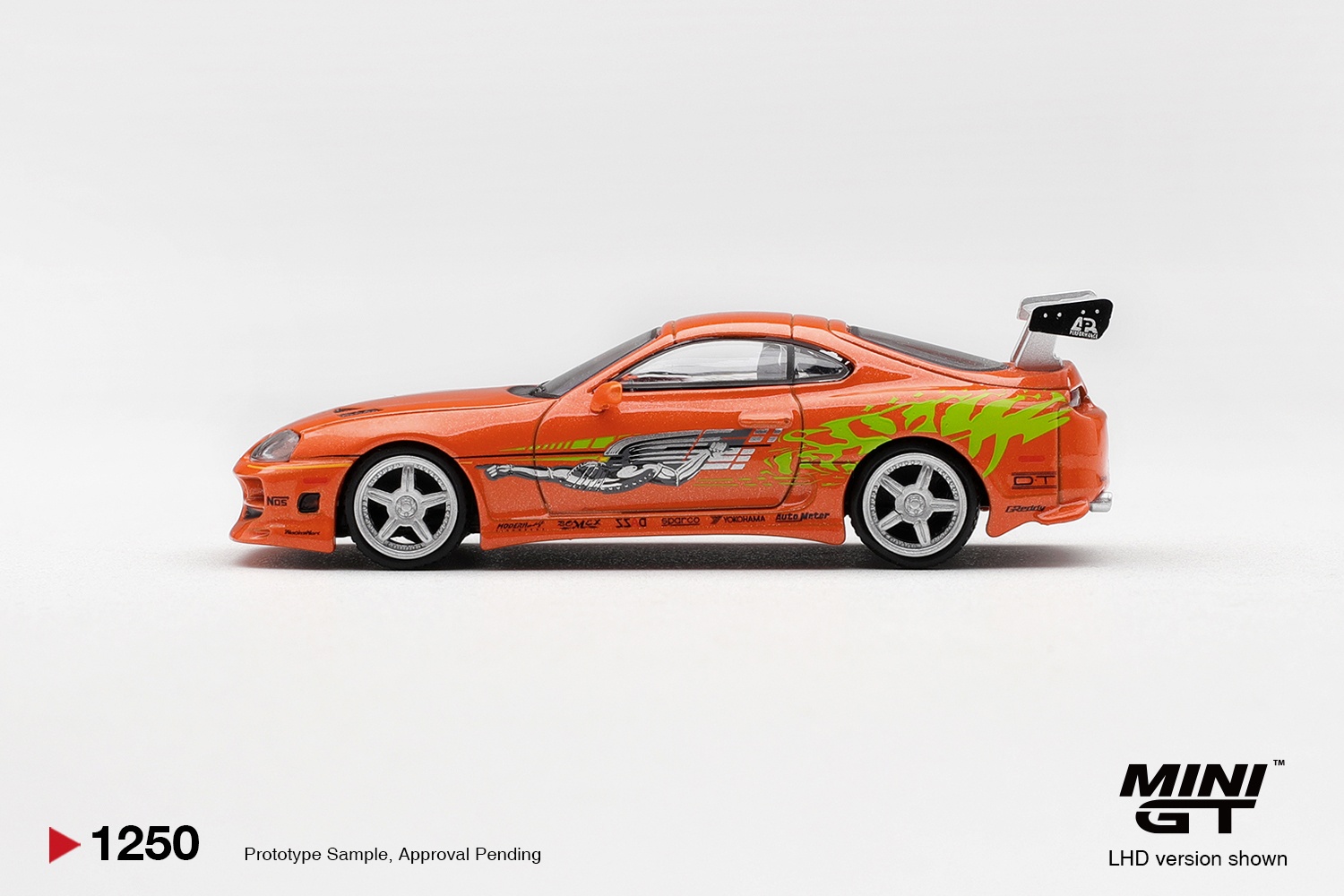 PRE-ORDER – Mini GT 1250-BL Toyota Supra BOMEX Brian O'Conner Fast & Furious Blister 1:64 - Image 2
