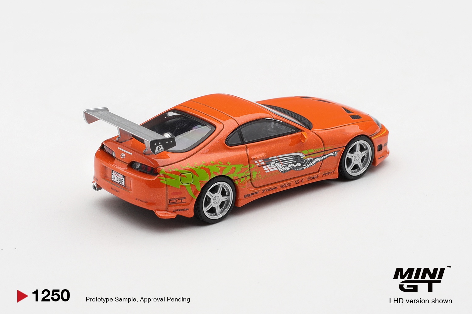PRE-ORDER – Mini GT 1250-BL Toyota Supra BOMEX Brian O'Conner Fast & Furious Blister 1:64 - Image 3