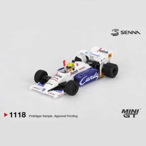 Mini GT 1118 – Toleman TG184 #19 Ayrton Senna 1984 Monaco Grand Prix 2nd Place – 1:64